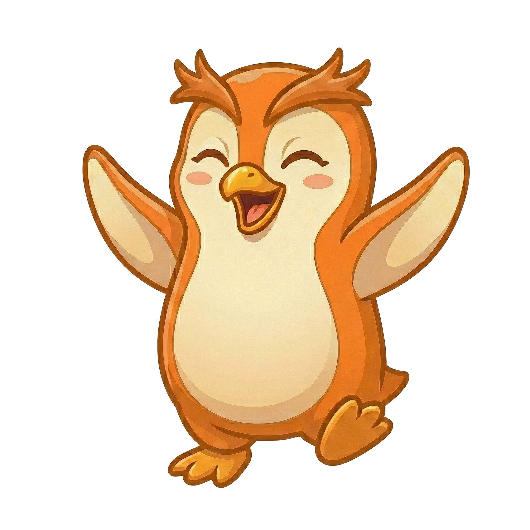 喜んでいるウタポン